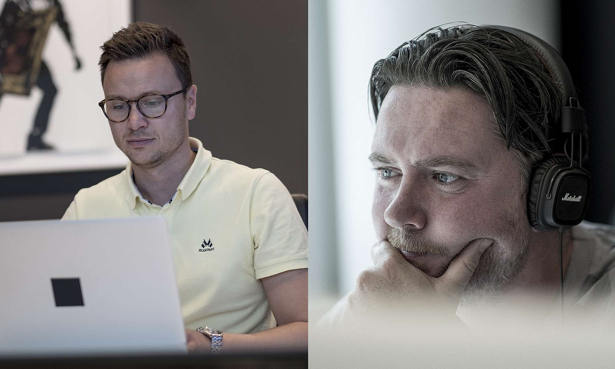 Bilde av Simen og Martin som etablerte Artbox